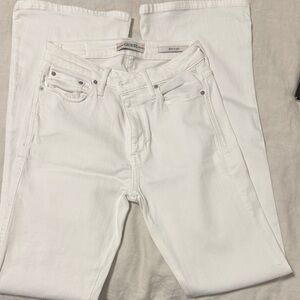 GUESS White Sexy Flare Jeans. Used once!